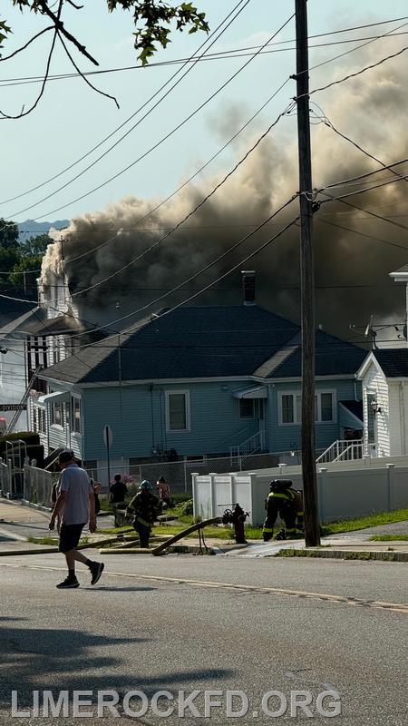 Engine 3 and Chief 3 4 alarm Fire 
Logee Street 
