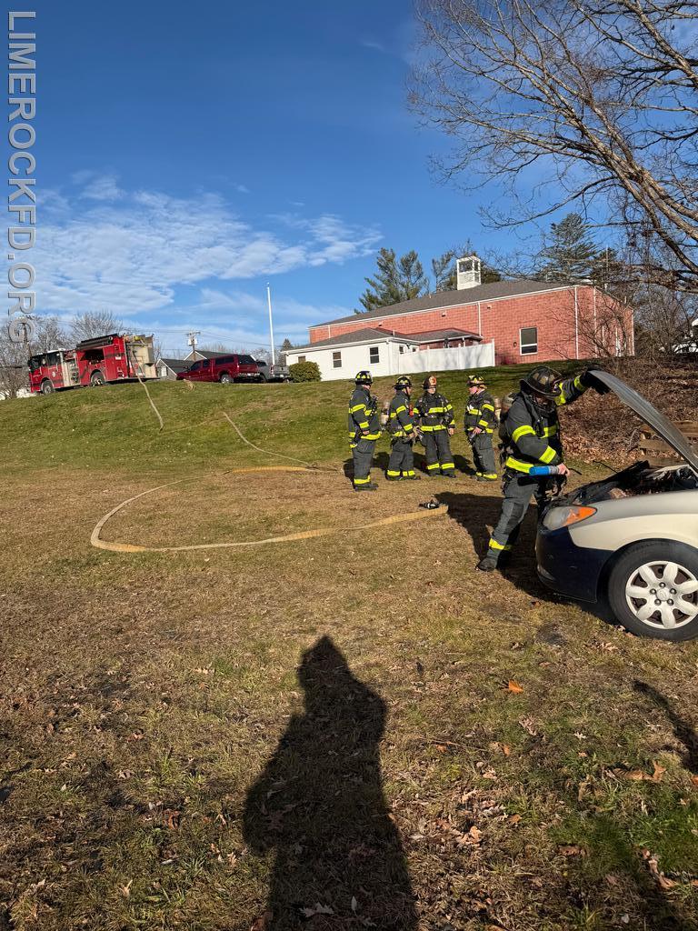 Live Car Fire Training 