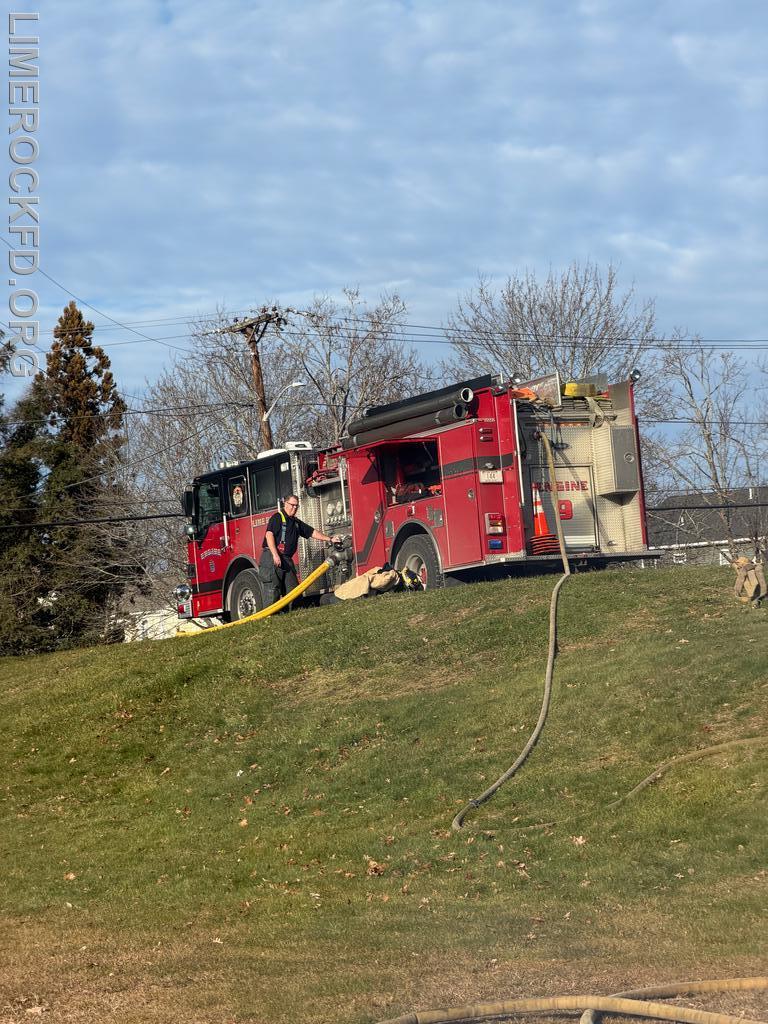 Live Car Fire Training Pumping 