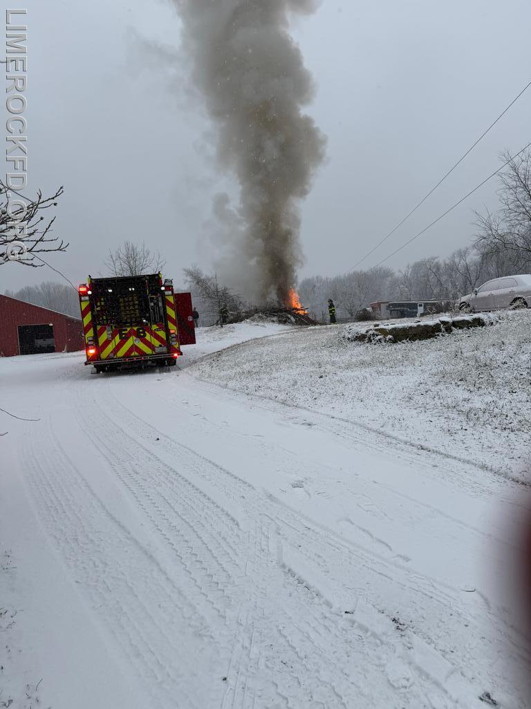 Engine 8 upon arrival at a Fire 