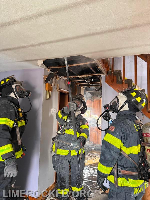 A Platoon working a 2nd Alarm Fire in NP