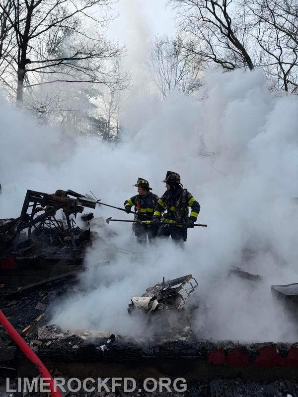 Engine 8 operating Gloucester