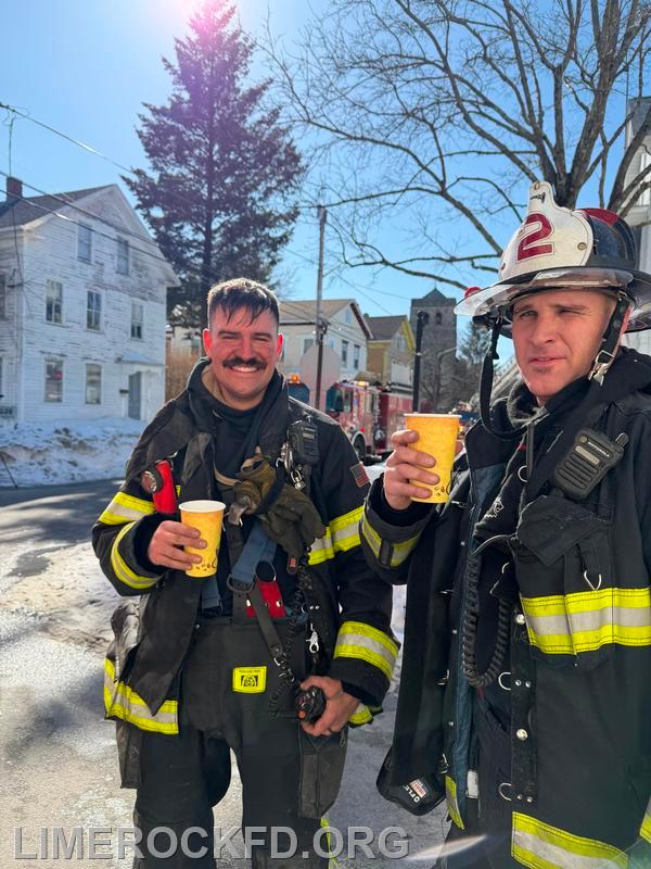 Engine 5 and Engine 8 at Fire In CF