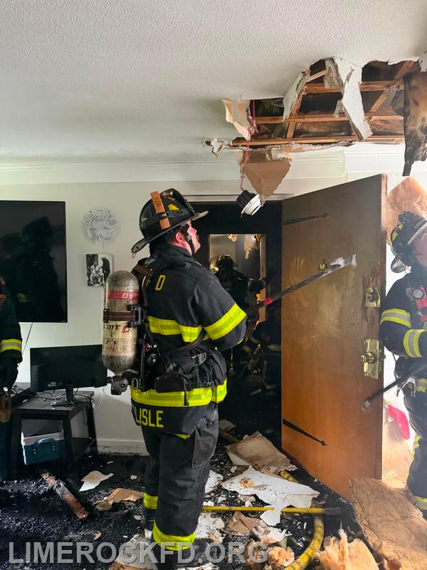Operating at a 7 alarm fire in North Attleboro 5-26