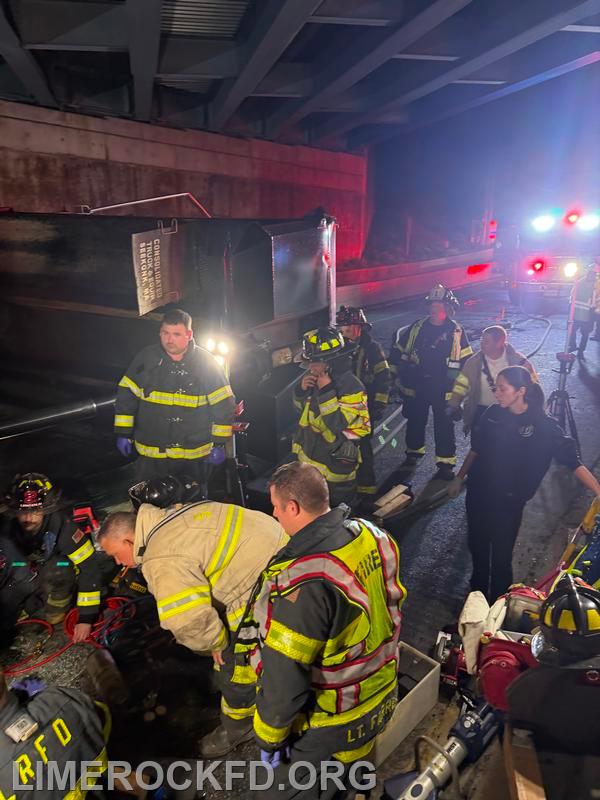 MVA Truck Rollover with Hazmat and Entrapment 5-26