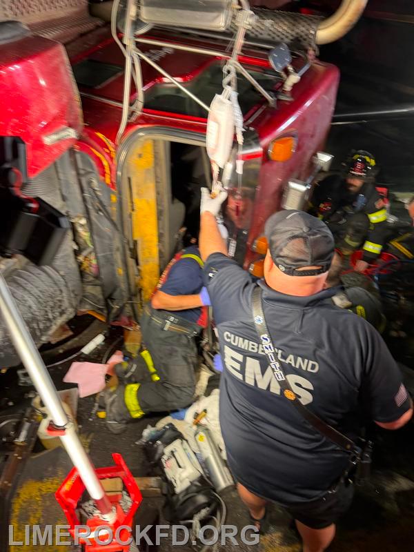 MVA Truck Rollover with Hazmat and Entrapment 5-26