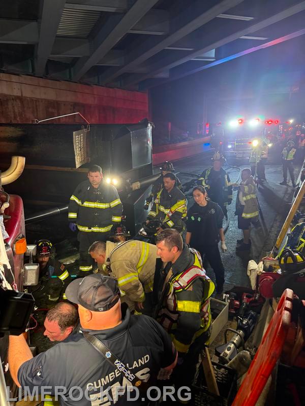 MVA Truck Rollover with Hazmat and Entrapment 5-26