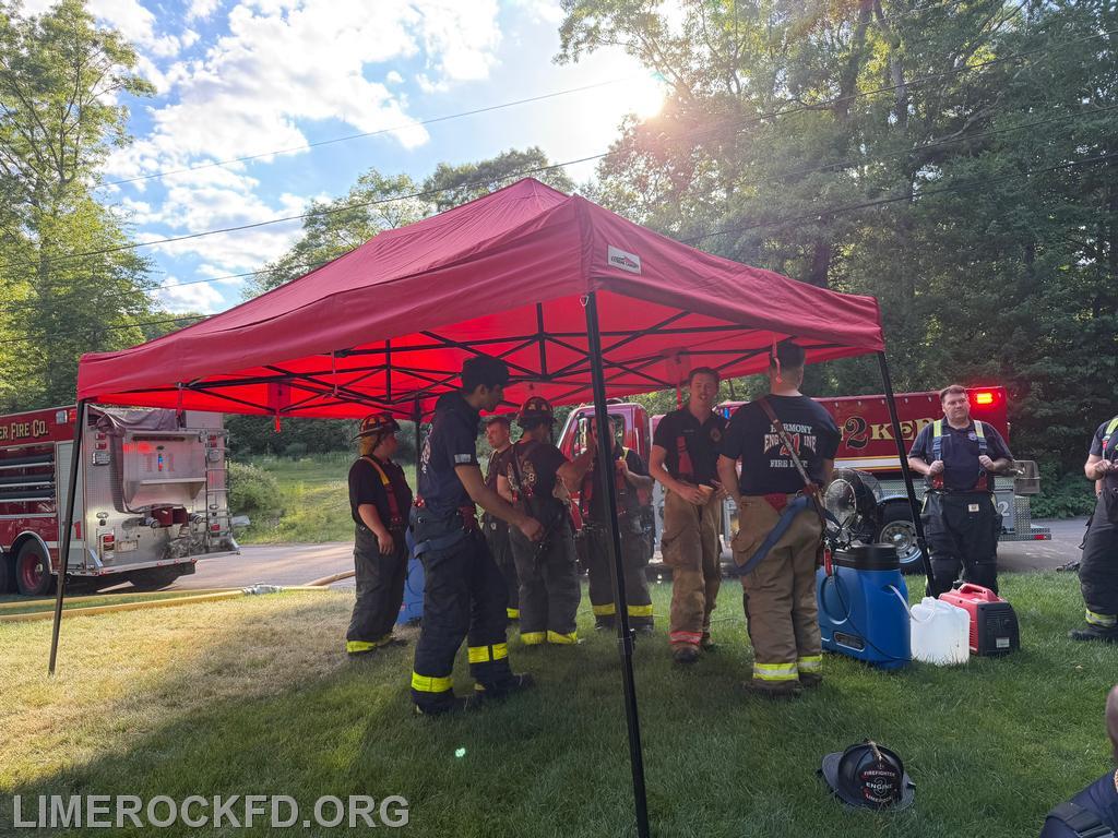 Air Light Equipment at Fire in Glocester June 26