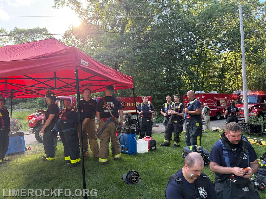 Air Light Equipment at Fire in Glocester June 26