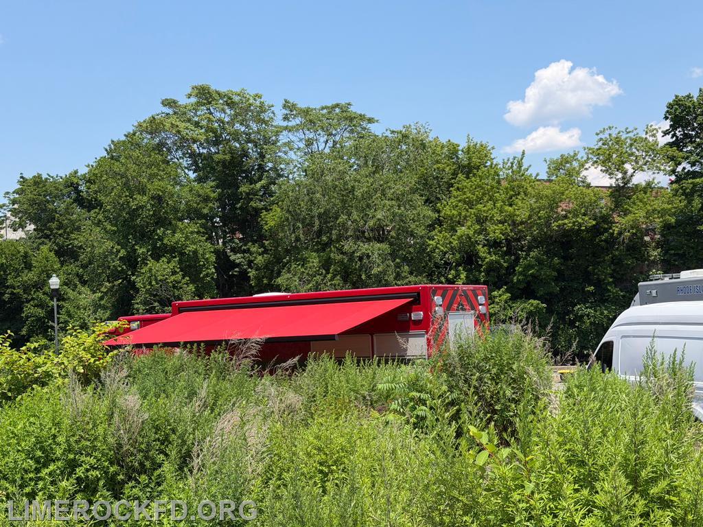 Air Light Unit Operating at Pawtucket Incident 