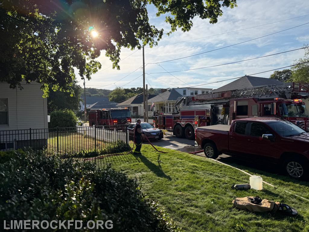 Engine 8, 3, C3 and AS1 operating at a 3rd alarm fire 7-26