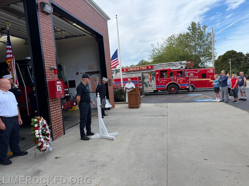 25th Anniversary Ceremony for 911 (Townwide Event)