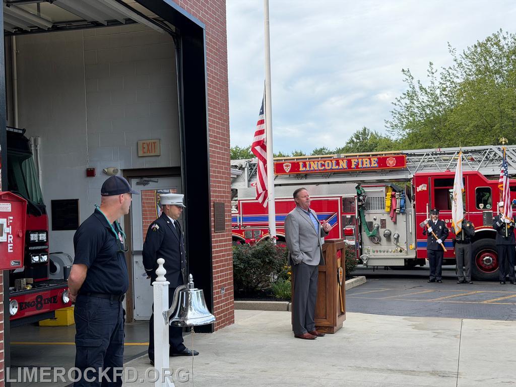 25th Anniversary Ceremony for 911 (Townwide Event)