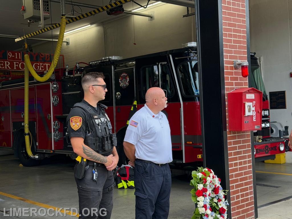 25th Anniversary Ceremony for 911 (Townwide Event)