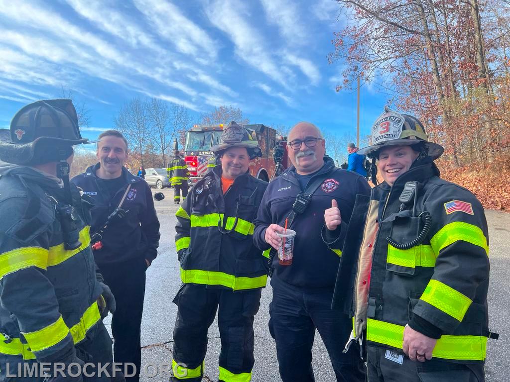 Rescue Captains keeping the boys smiling 