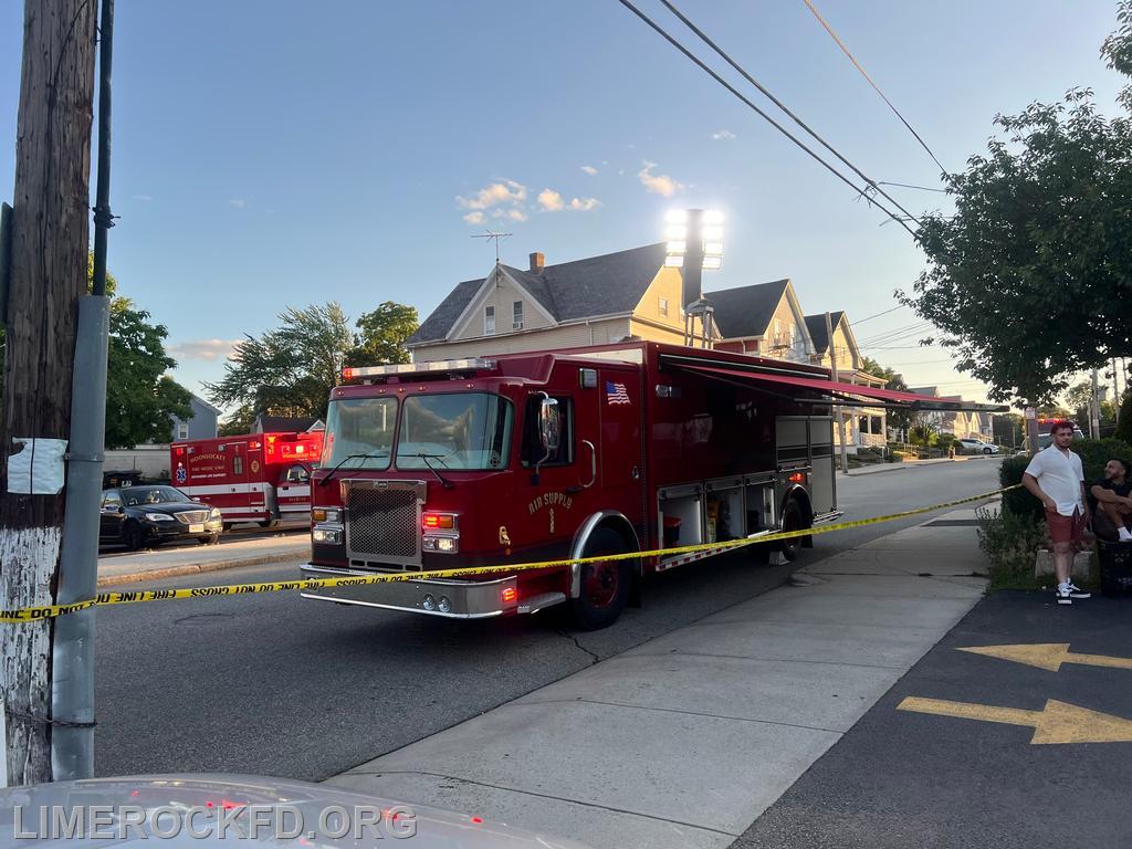 Air Supply 1 Technical Rescue Incident in Woonsocket 