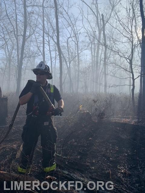 Lt Zonfrillo at a Brush Fire