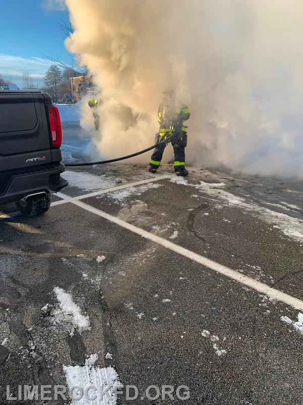 Auto Fire YMCA Parking Lot
