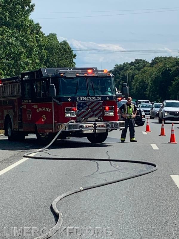 AUTO FIRE ON HIGHWAY