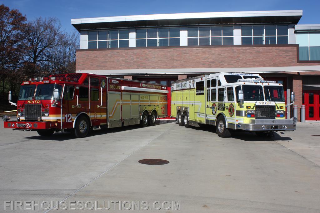 Hazmat One and North Providence Decon Squad Protecting Northern Rhode Island