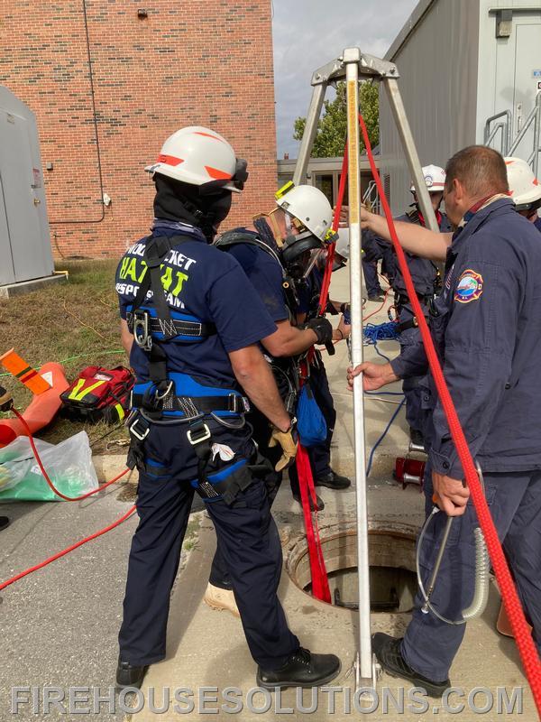 Confined Space Training for Hazmat Team