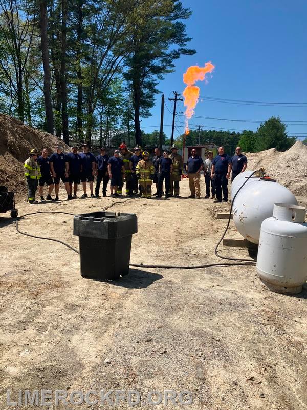 The Hazmat Team at Propane Flare Training5-26