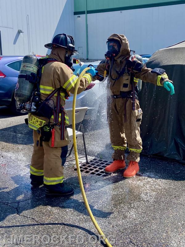 Hazmat Response with EPFD Technical Decon  Burriville 8-26