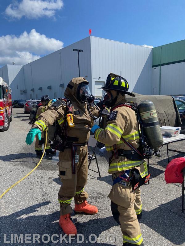 Hazmat Response with EPFD Technical Decon  Burriville 8-26