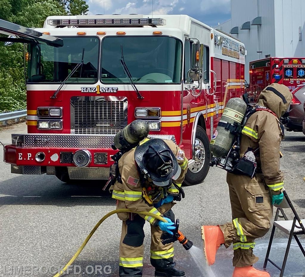 Hazmat Response with EPFD Technical Decon  Burriville 8-26
