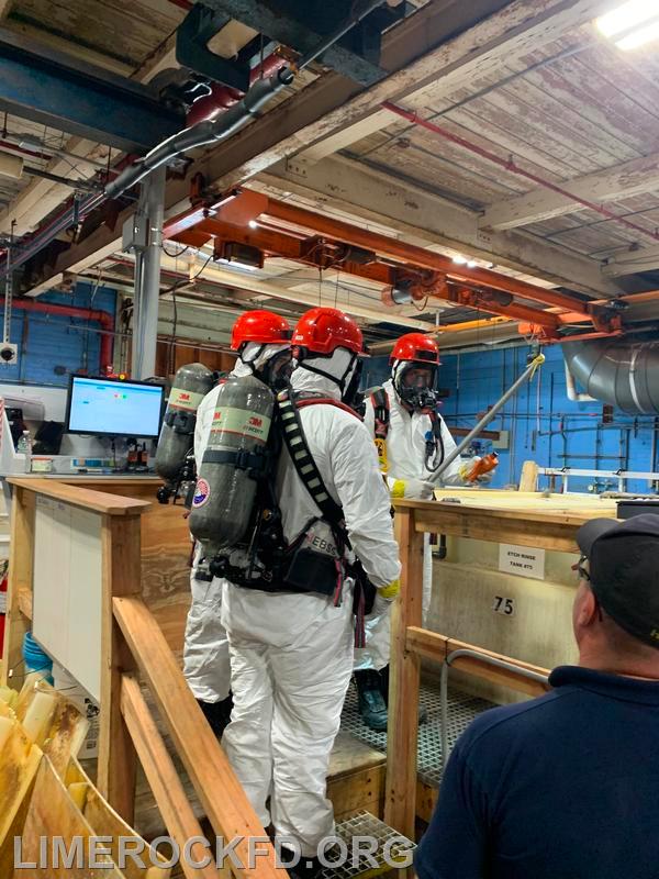 Hazmat Training in Chemical Plant 