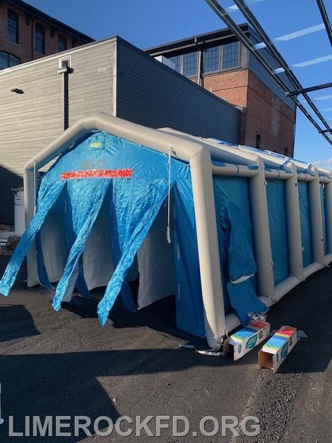 North Providence Decon Tent